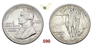 UNITED STATES OF AMERICA - 1/2 Dollaro 1928, ... 