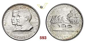 UNITED STATES OF AMERICA - 1/2 Dollaro 1936, ... 