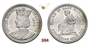 UNITED STATES OF AMERICA - 1/4 Dollaro 1893, ... 