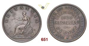 AUSTRALIA  SYDNEY -   Penny s.d. (1862), ... 