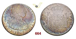 BOLIVIA - CARLOS IV  (1788-1808)  8 Reales ... 