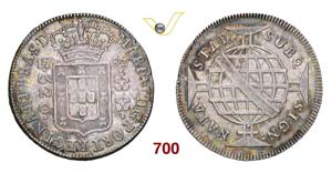 BRASILE - MARIA I  (1786-1799)  320 Reis ... 