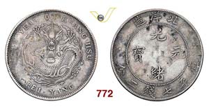 CHINA  CHIHLI -   Dollaro A. 34 (1908)   Y. ... 