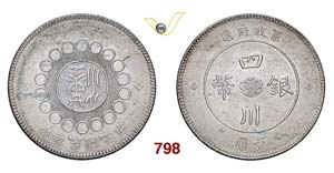 CHINA  SZECHUAN -   Dollaro A 1 (1912)   Y. ... 