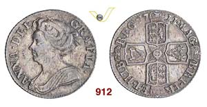GREAT BRITAIN - ANNA  (1702-1714)  6 Pence ... 