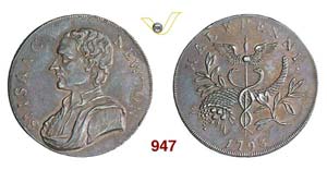 GREAT BRITAIN  MIDDLESEX -   1/2 Penny Token ... 
