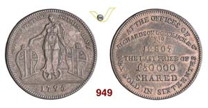 GREAT BRITAIN  MIDDLESEX -   1/2 Penny Token ... 