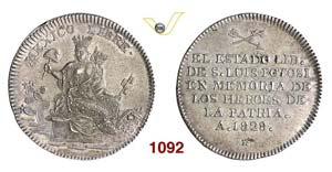 MEXICO - REPUBBLICA  (1823-1864)  Medaglia ... 