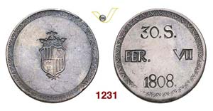 SPAIN  MAJORCA  FERNANDO VII  (1808-1833)  ... 