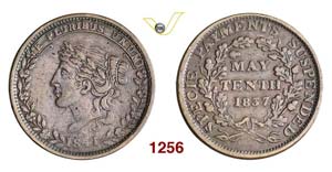 UNITED STATES OF AMERICA - Cent Token 1837, ... 