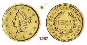 UNITED STATES OF AMERICA - 1/2 Dollaro 1852 ... 