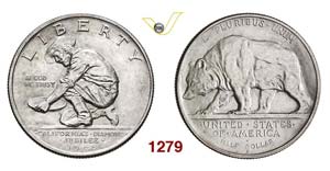 UNITED STATES OF AMERICA - 1/2 Dollaro 1925 ... 