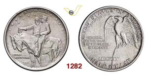 UNITED STATES OF AMERICA - 1/2 Dollaro 1925, ... 