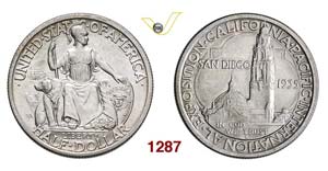 UNITED STATES OF AMERICA - 1/2 Dollaro 1935 ... 