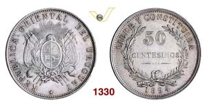 URUGUAY - REPUBBLICA  (1825-...)  50 ... 
