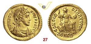   TEODOSIO I  (379-395)  Solido, ... 