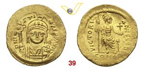   GIUSTINO II  (565-578)  Solido, ... 