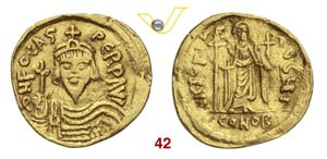   FOCAS  (602-610)  Solido, Costantinopoli.  ... 