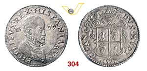 MILANO  FILIPPO II DI SPAGNA  (1556-1598)  ... 