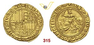 NAPOLI  ALFONSO I DARAGONA  (1442-1458)  ... 