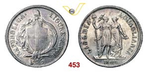 REPUBBLICA LIGURE  (1798-1805)  4 Lire 1804 ... 