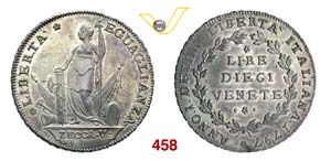 MUNICIPALITA’ PROVVISORIA  (1797)  10 Lire ... 