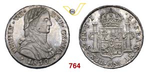CILE  FERDINANDO VII  (1803-1833)  8 Reales ... 