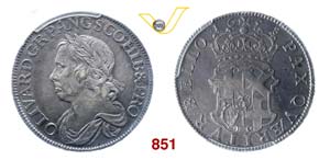 GRAN BRETAGNA      Corona 1658/7 Cromwell  ... 