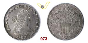 U.S.A.      Dollaro 1799.   Ag   • PCGS ... 