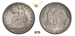 U.S.A.      Trade Dollar 1875 S, San ... 