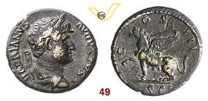 ADRIANO  (117-138)  Quadrante, Seleucis ad ... 