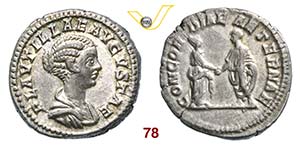PLAUTILLA  (moglie di Caracalla, † 211)  ... 