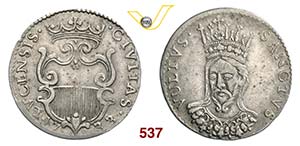 LUCCA  REPUBBLICA  (1369-1799)  Barbone da 6 ... 