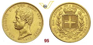 SAVOIA  CARLO ALBERTO  (1831-1849)  100 Lire ... 