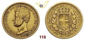 SAVOIA  CARLO ALBERTO  (1831-1849)  10 Lire ... 