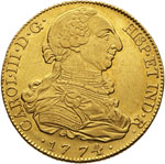 SPAGNA - CARLOS III  (1759-1788)  8 Escudos ... 