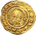 ANONIME  (450 circa)  Aureo o Tremisse.  D/ ... 