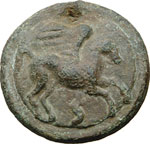 ANONIME  (270-275 a.C.)  Semisse.  D/ Pegaso ... 
