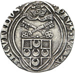 PIO II  (1458-1464)  Grosso s.d., Ancona.  ... 