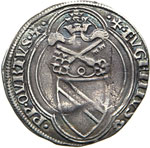 EUGENIO IV  (1431-1447)  Grosso s.d., Roma.  ... 