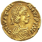 ATALARICO  (526-534)  Tremisse a nome di ... 