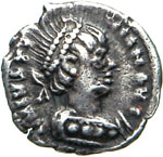 TEODATO  (534-536)  Quarto di Siliqua a nome ... 