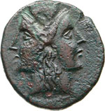 BRUTTIUM - RHEGION -   (415-387 a.C.)  Ae 25 ... 