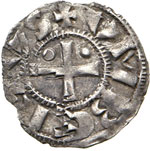 UMBERTO II  (1080-1103)  Denaro secusino di ... 