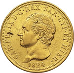 SAVOIA - CARLO FELICE  (1821-1831)  80 Lire ... 