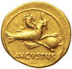 AUGUSTO  (27 a.C.-14 d.C.)  Aureo, ... 