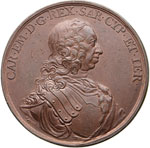 CARLO EMANUELE III  (1730-1773)  Med. 1750 ... 