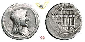AEMILIA - M. Aemilius Lepidus  (61 a.C.)  ... 