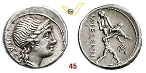 HERENNIA - M. Herennius  (108-107 a.C.)  ... 
