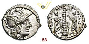 MINUCIA - Ti. Minucius C.f. Augurinus  (134 ... 